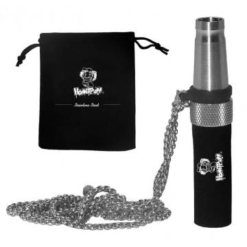 Stainless Steel Hookah Mouthpiece Shisha Mouth Tips With Necklace Lanyard Custom Logo